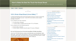 Desktop Screenshot of nokneadbread.org