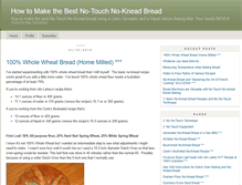 Tablet Screenshot of nokneadbread.org